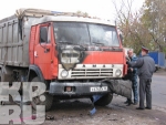 Дальнобойщика спасли из объятого пламенем "Камаза"